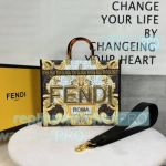 Replica Fend-i Sunshine Century Joint Multicolor Tote Bag